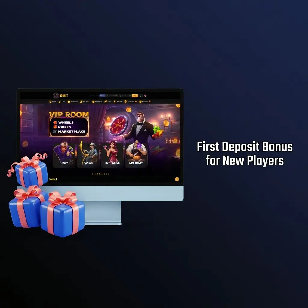 Donbet first deposit bonus offering 120% match up to 600 USD for new UK players with 35x wagering requirement