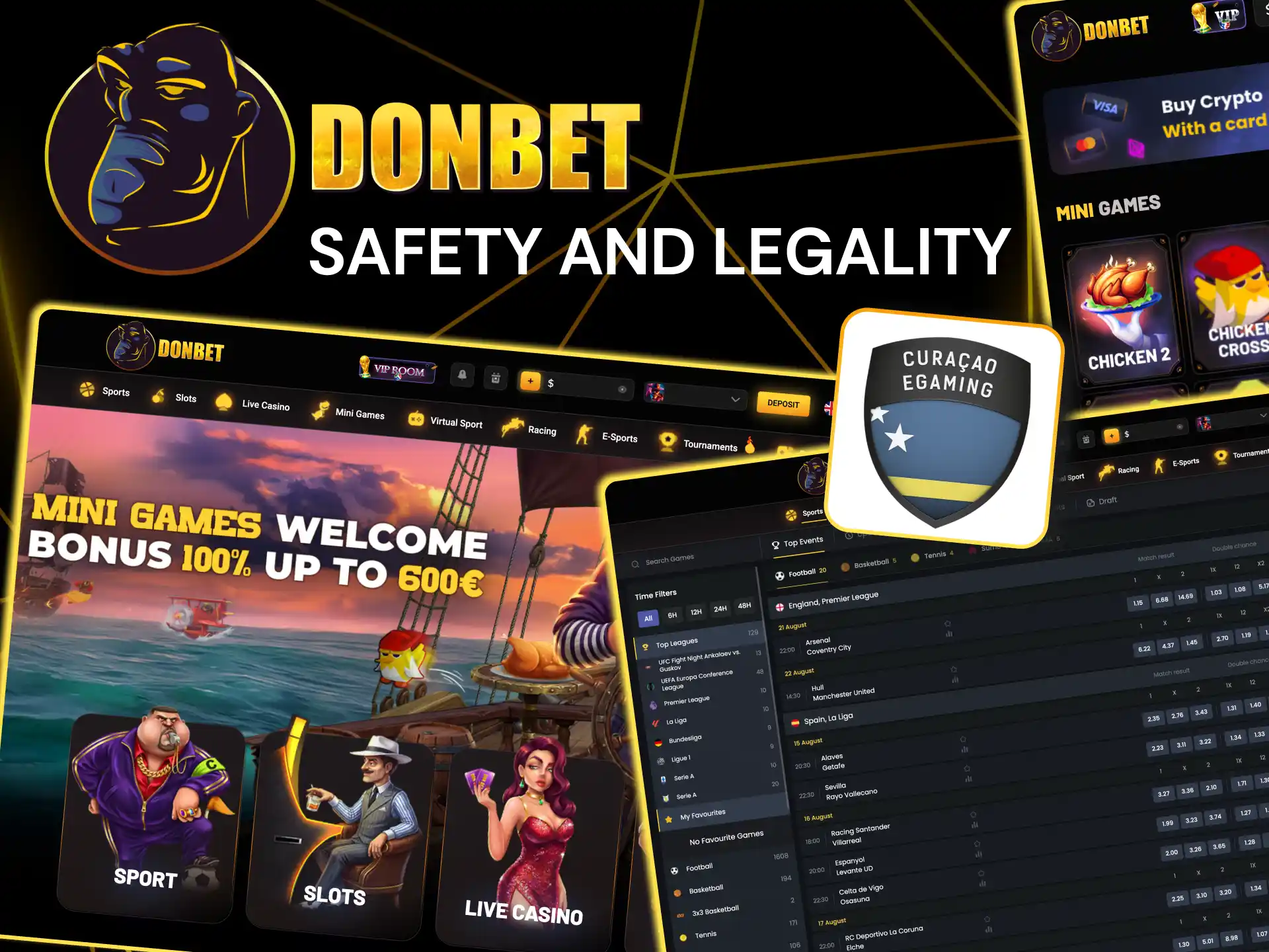 Donbet provides licensed access for UK players with strict privacy controls.