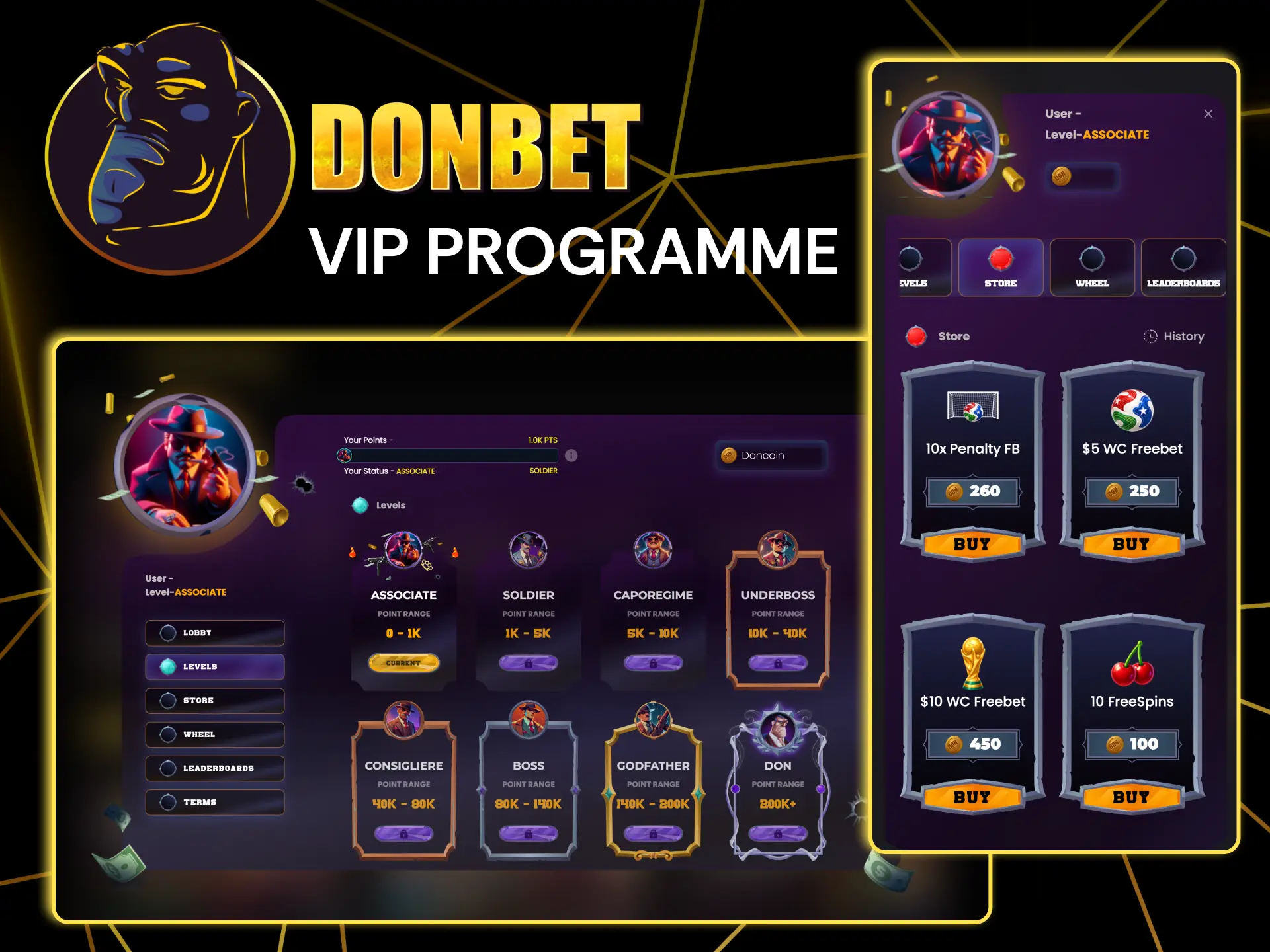 Donbet VIP levels deliver reload perks, faster withdrawals and dedicated managers.